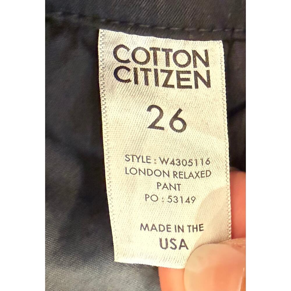 NWT Cotton Citizen London‎ Relaxed Pant Black Cast 26 - Picture 3 of 8